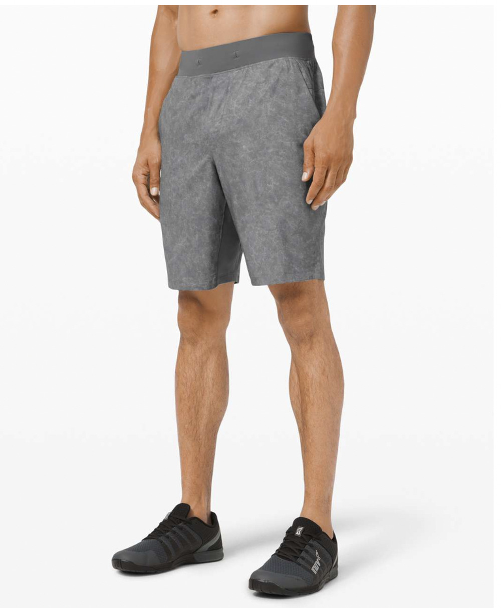 Lululemon Shorts Lg Grey Stone T.H.E 9in Unlined Athleisure Gym Training Running